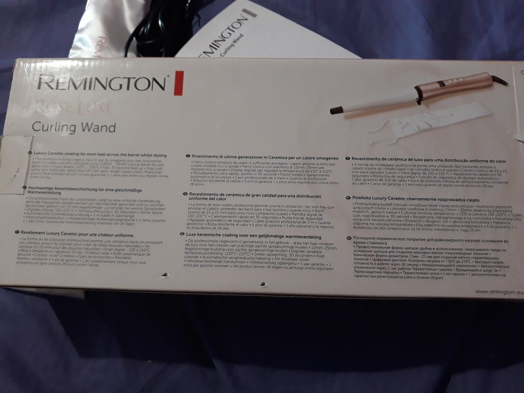 Vând ondulator REMINGTON Rose Luxe NOU