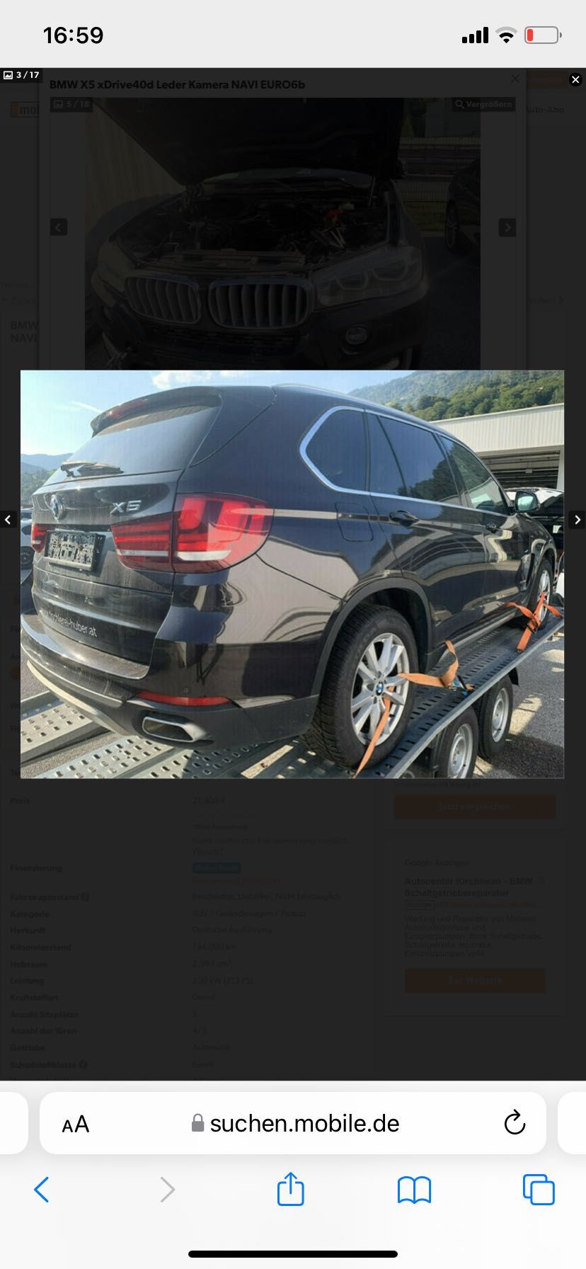 Bmw x5 f15 на части