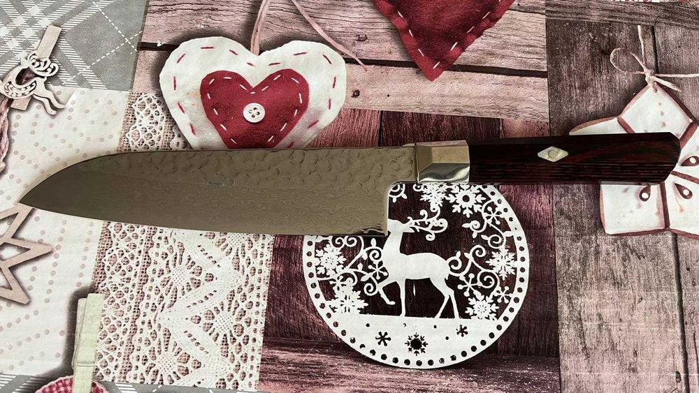 Японски нож Сантоку Mcusta Zanmai Hammered