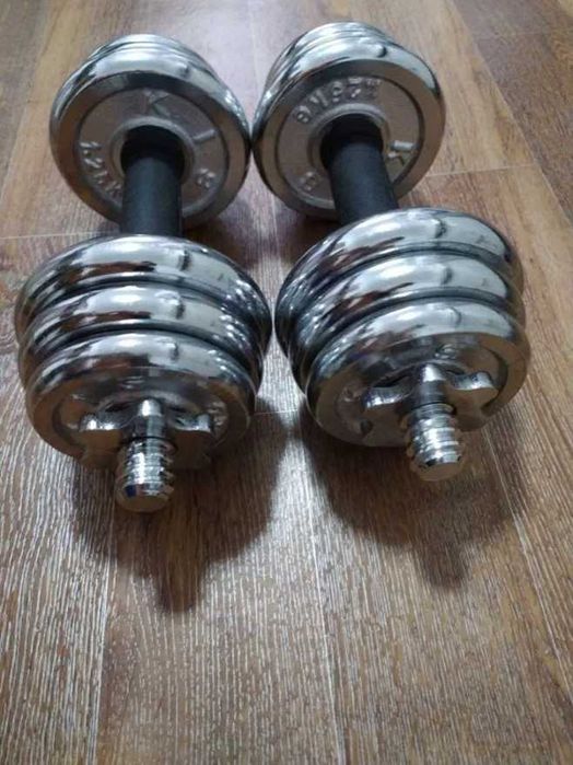 Продам разборные гантели разных весов