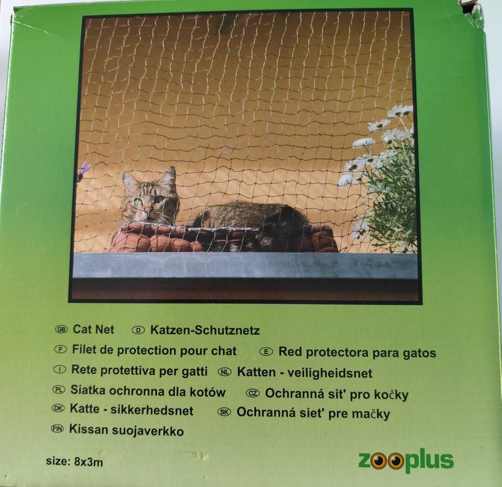 Мрежа с метална нишка за котки