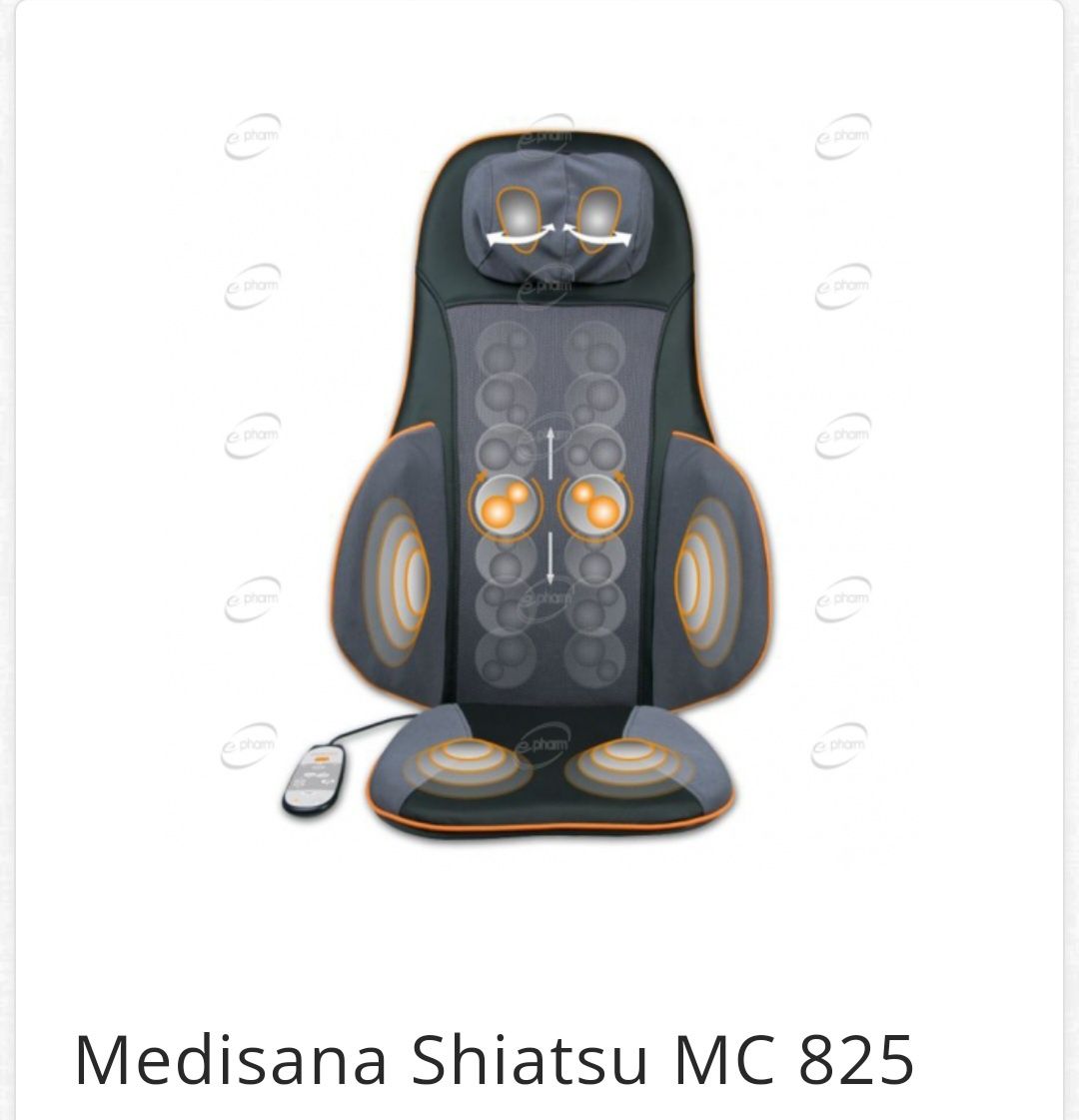 Масажираща седалка Medisana Shiatsu MC 825