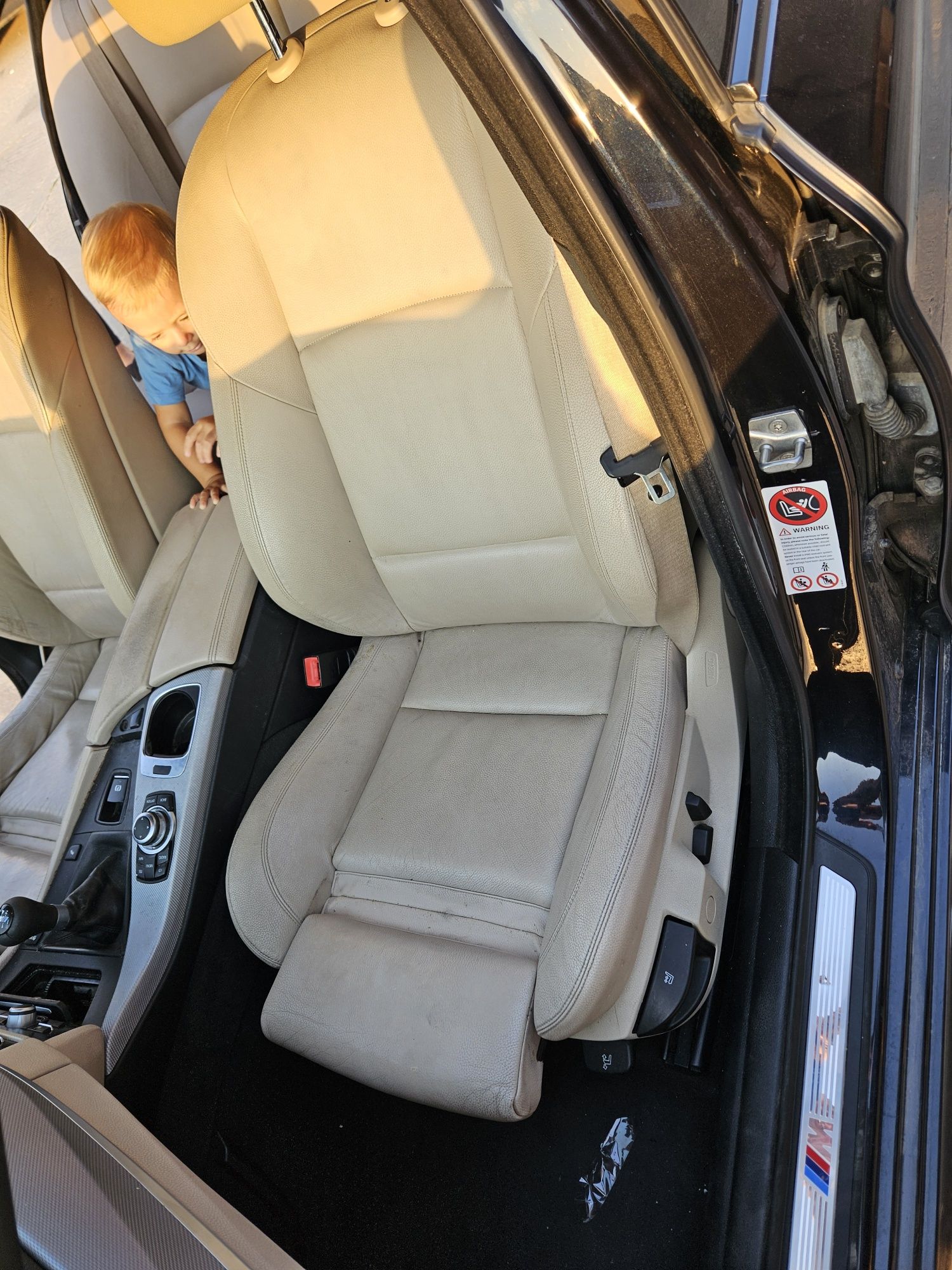 Interior recaro piele crem incalzit bmw f10