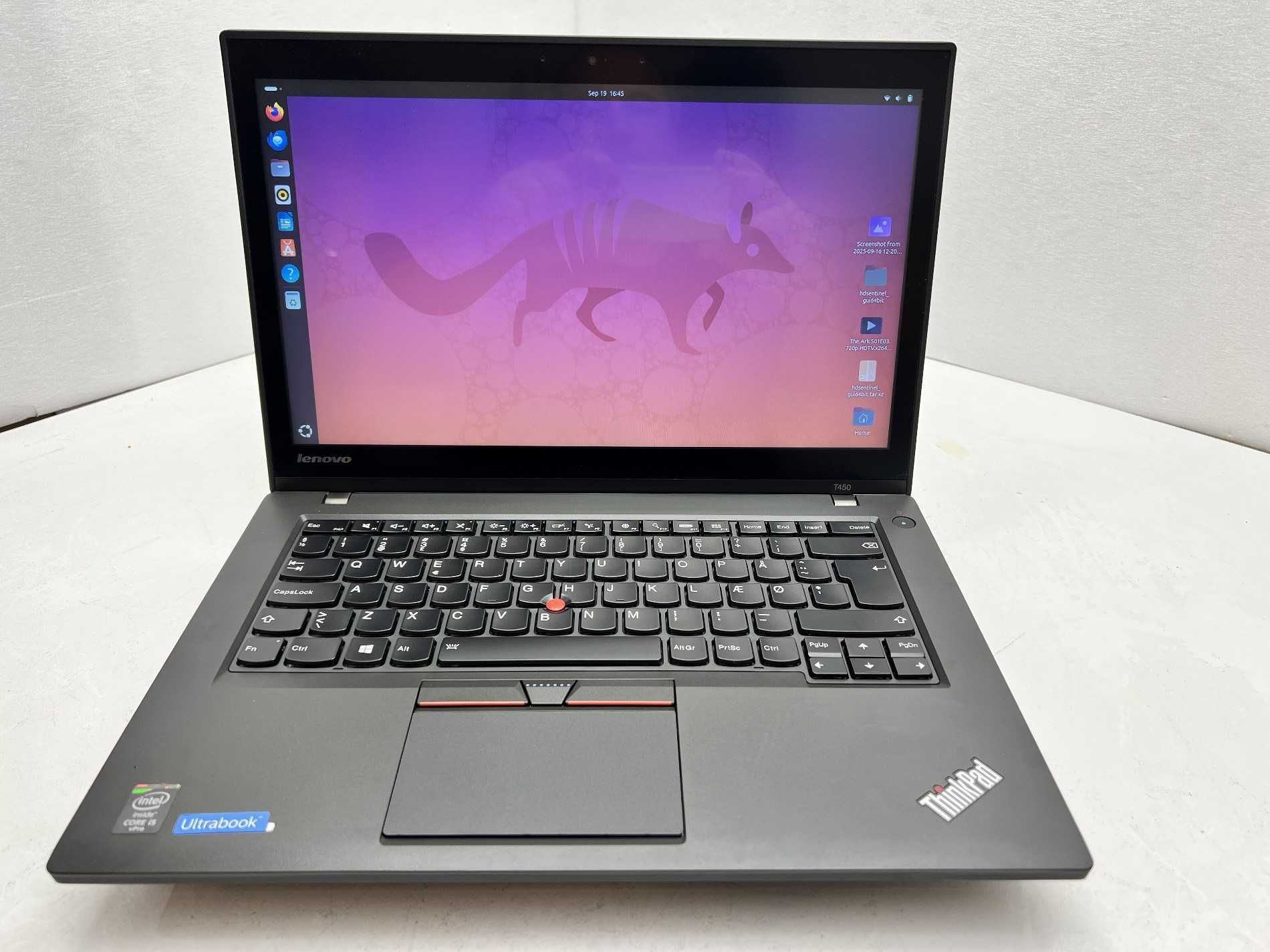 Lenovo ThinkPad T450 14" touch HD+ i5-5300U 8GB 260GB/>Добро състояние