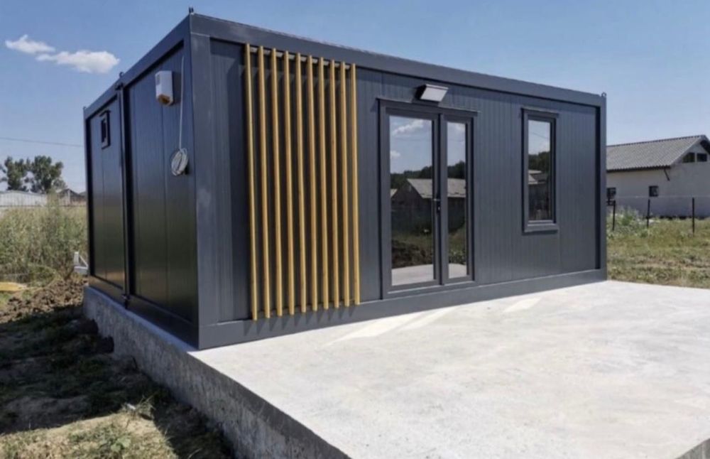 Vand container modular tip birou placat cu alubond