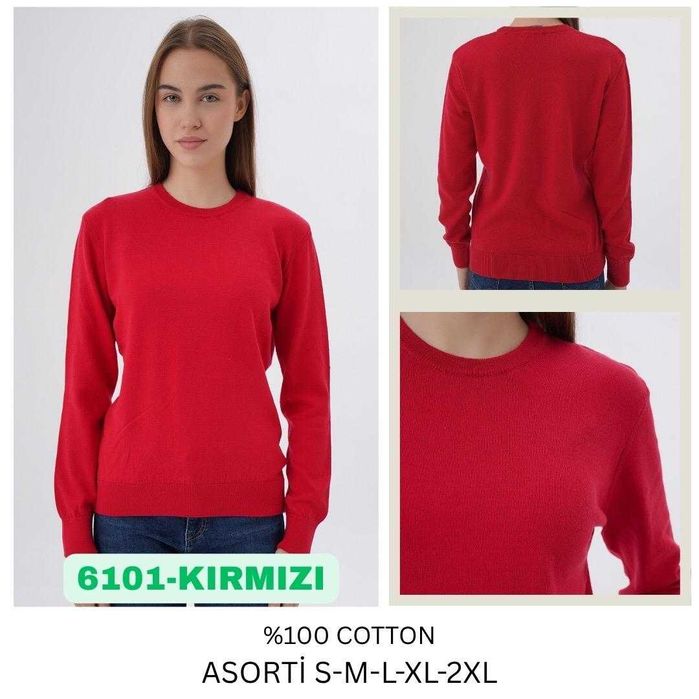 Качествени памучни дамски пуловери