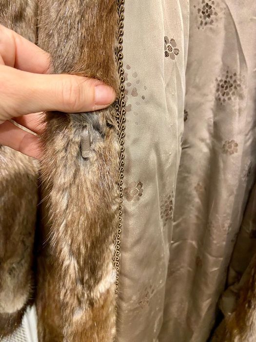 Дълго дамско палто от норка XS/S