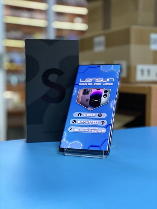 Samsung S22 Ultra Box 128GB, Garantie 12 luni | Lensun