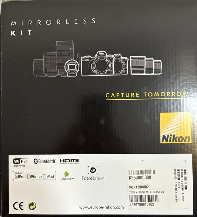Nikon Z50II Aparat Foto Mirrorless , 16-50mm VR + 50-250mm VR