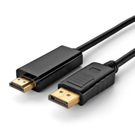 DisplayPort към HDMI качествен кабел 1.8м / 3м + Гаранция