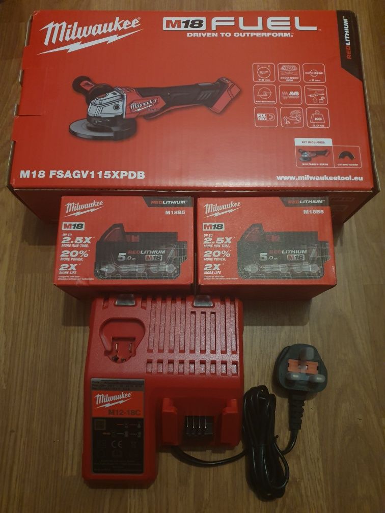 Ultimul model de flex Milwaukee M18FSAGV115XPDB 2023