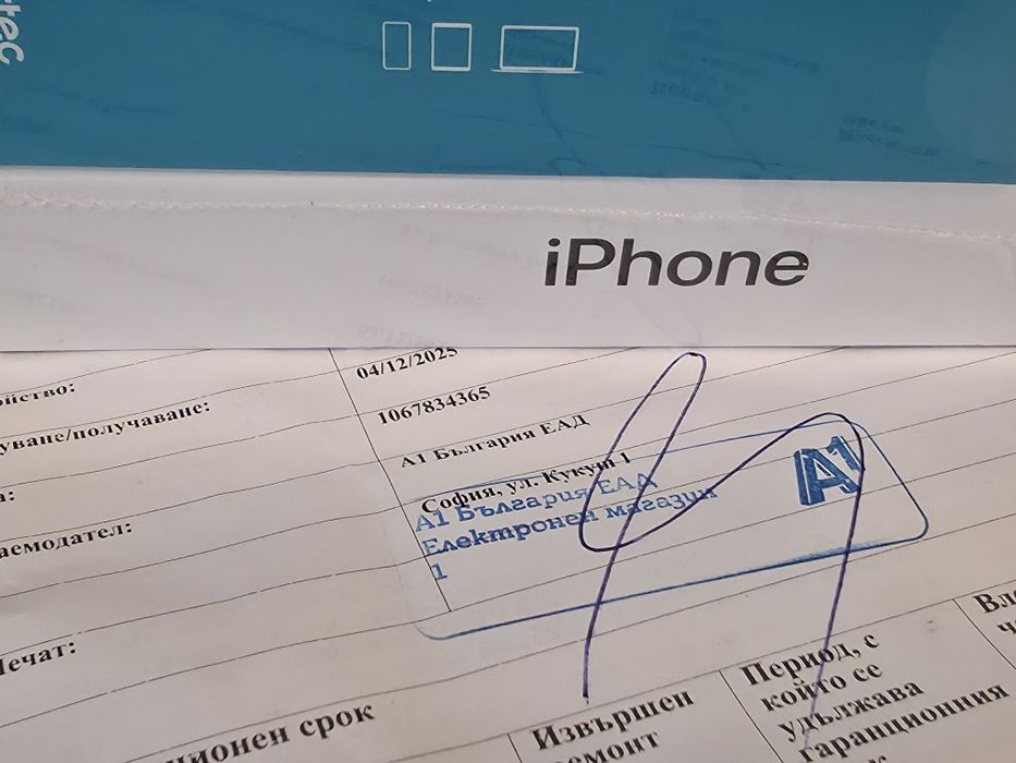 ***ЗАПЕЧАТАН 128GB iPhone 16e and TTEC Гаранция A1 2027г. Black | 16 e