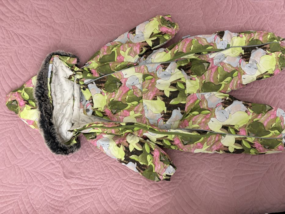 Продам зимний комбинезон huppa 74