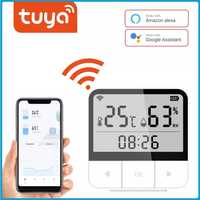 Умный датчик температуры и влажности Tuya Smart WIFI с дисплеем