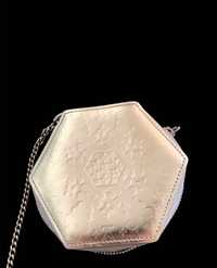 Rare Louis Vuitton Gold Vernis Swarovski Snowflake Coin Handbag