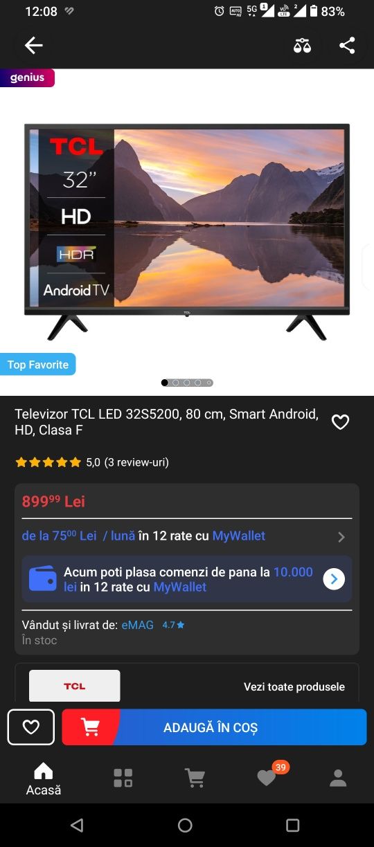 Android TV TCL 32