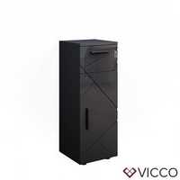 Vicco midi шкаф за баня мебели за баня ирма антрацит висок гланц модер