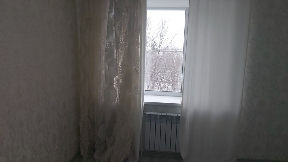 Тюль со шторами.