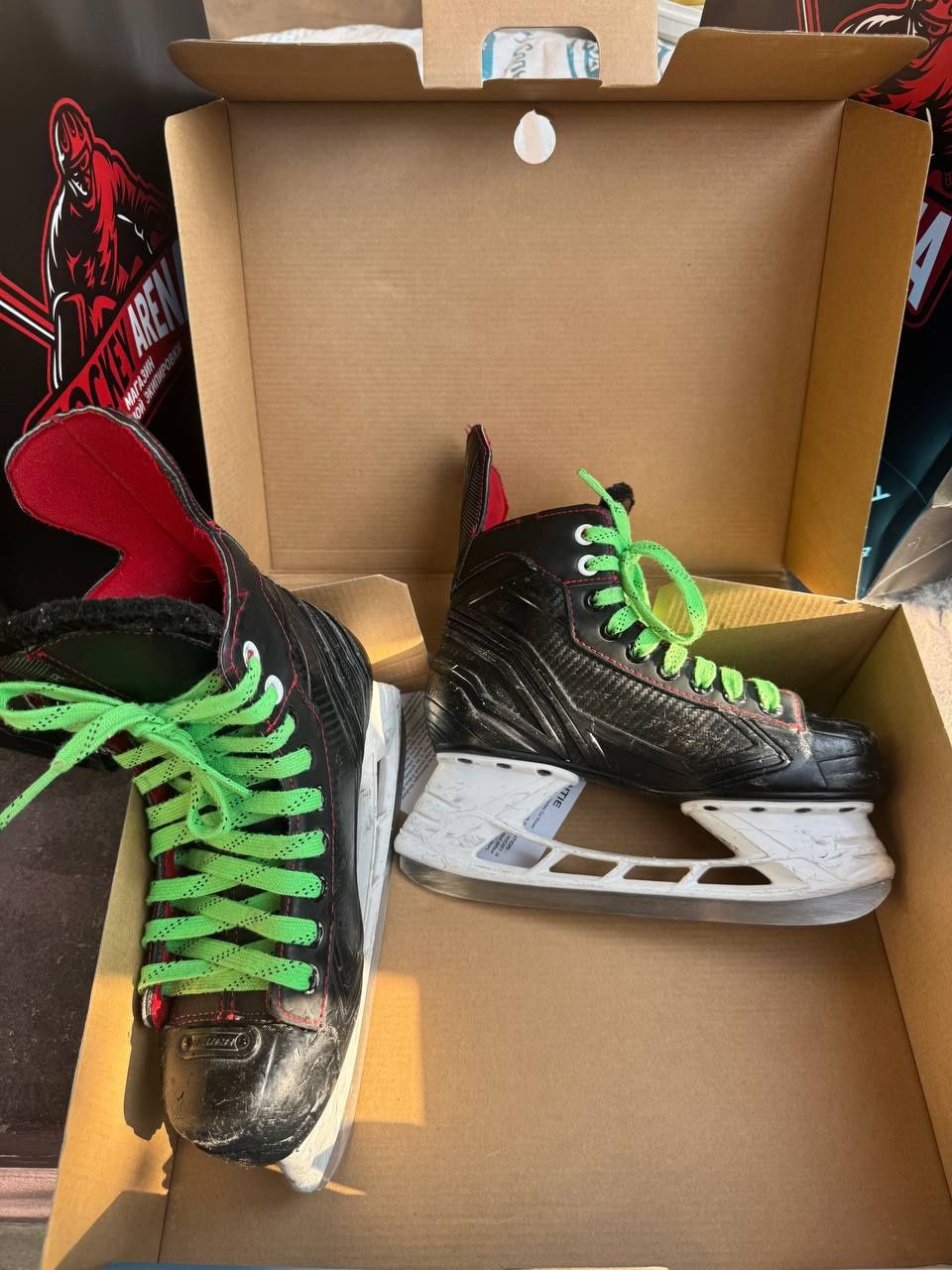 Коньки Bauer,Easton