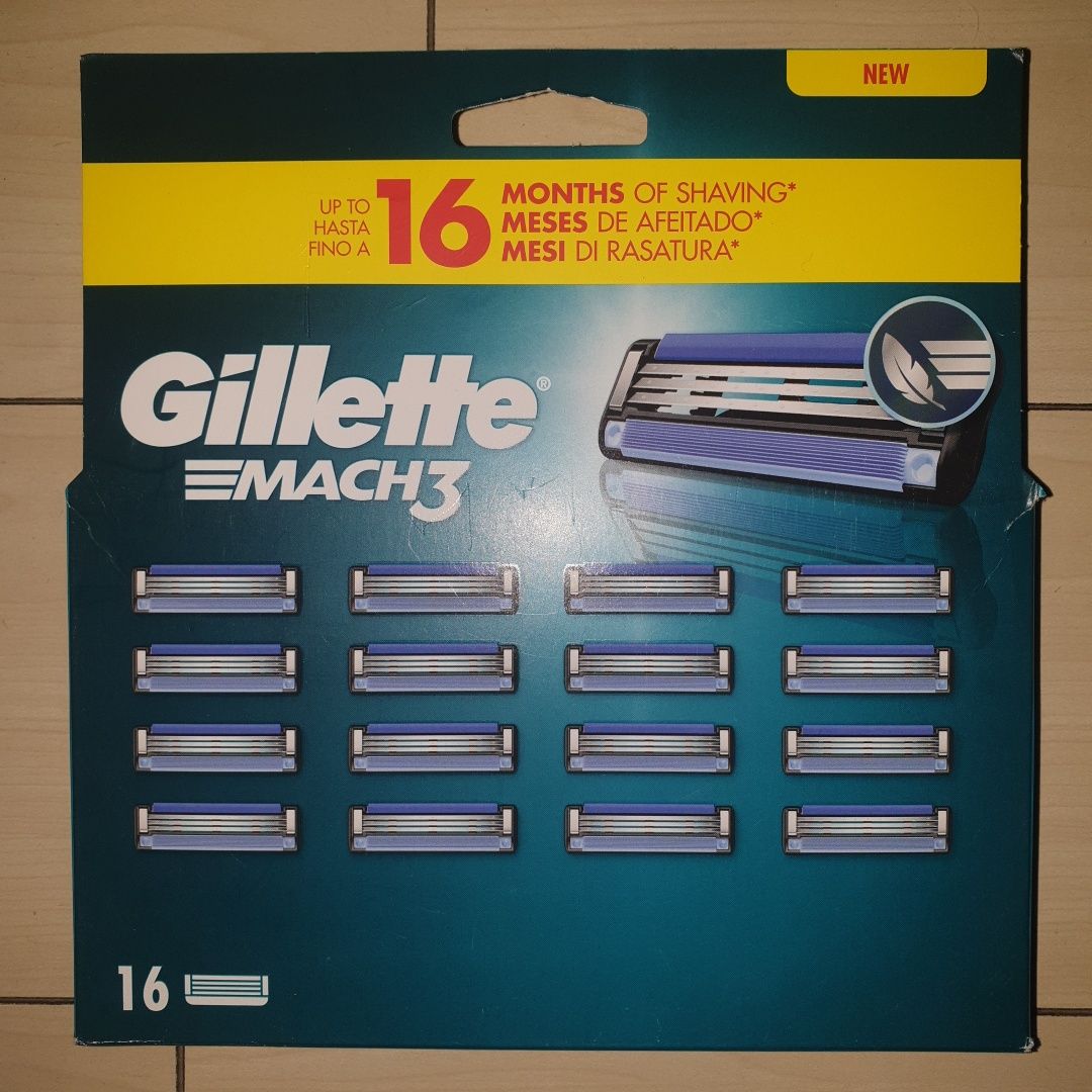 Set  16 rezerve Gillette Mach3 sigilat