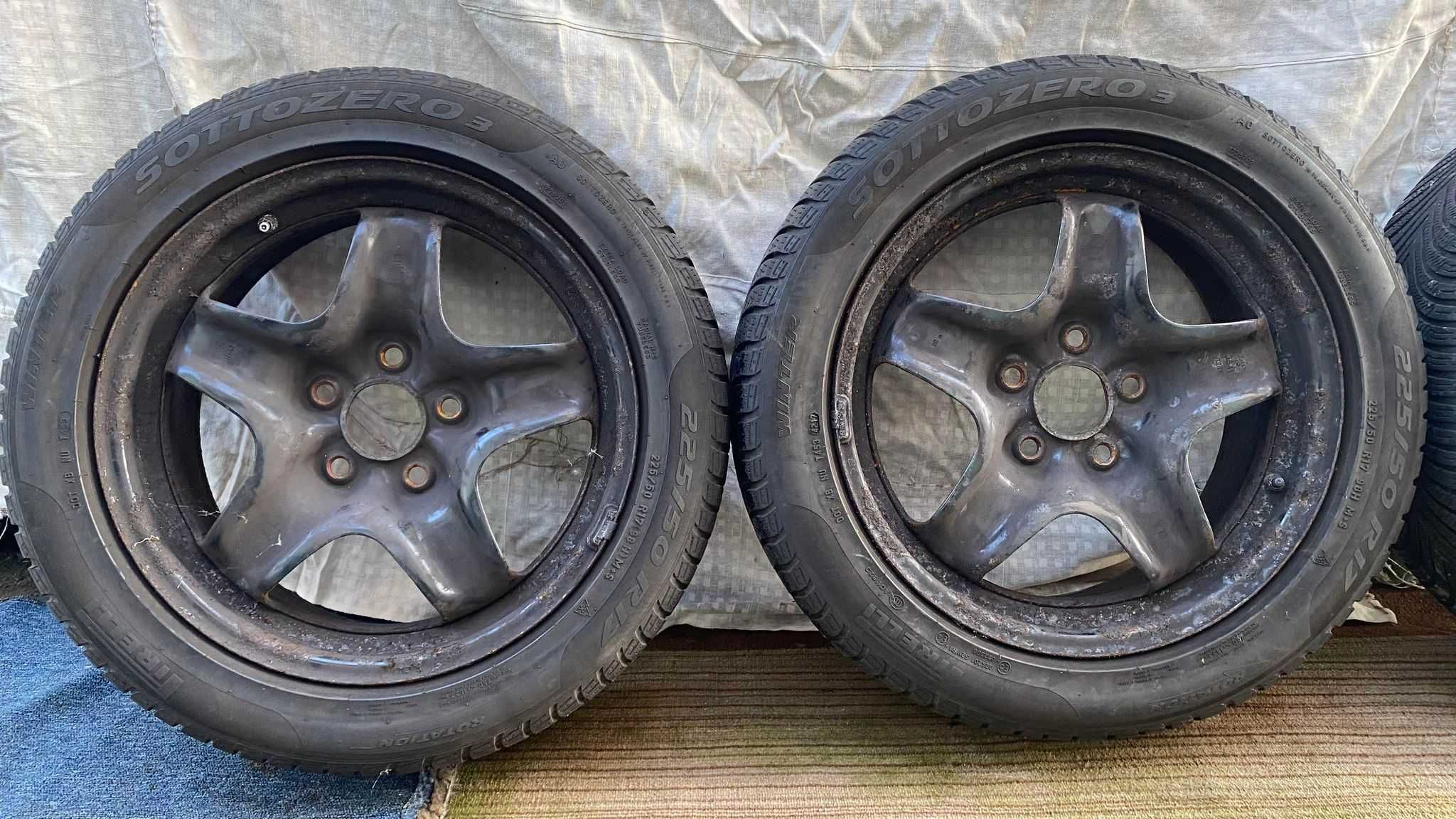 225 50 17 anv iarna pireli si michelin profil bun, sau cu jante 5x120