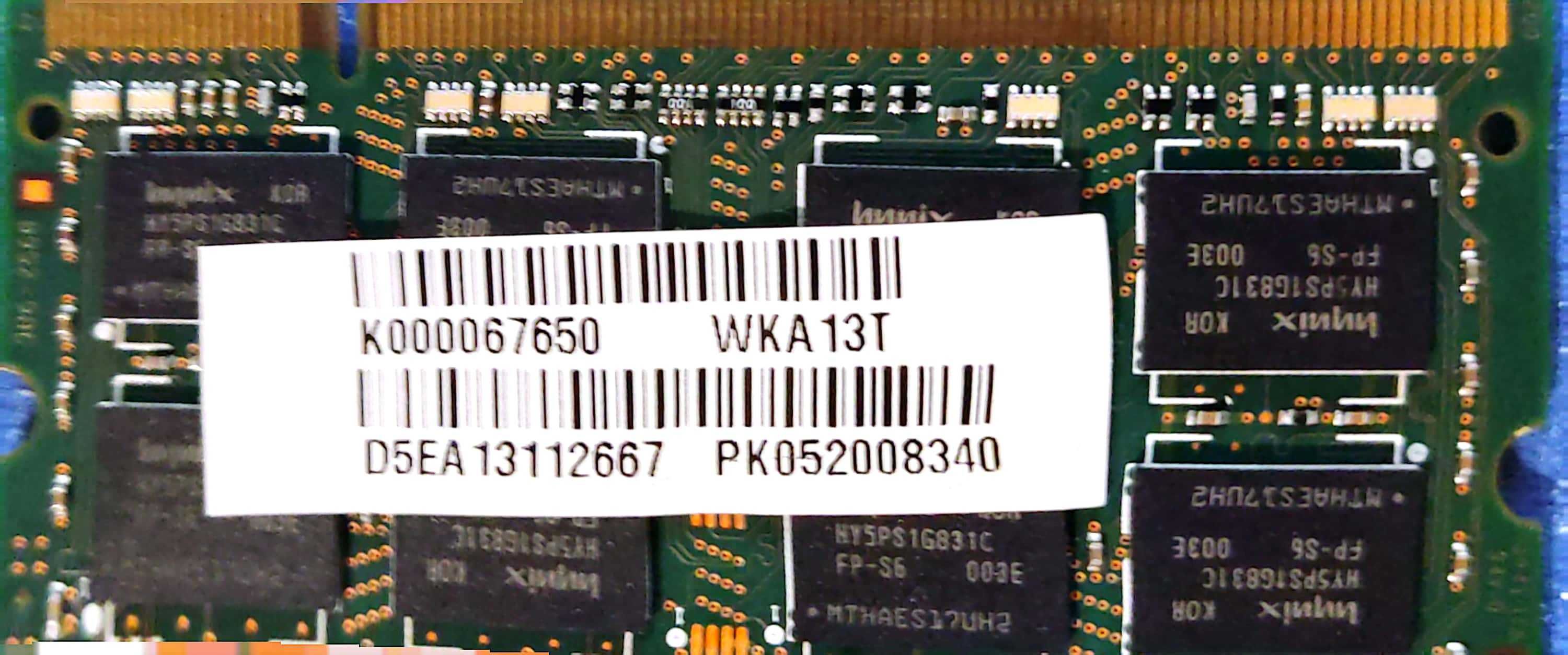 Memorii RAM DDR2/DDR3 Laptop/ Piese Toshiba Satellite L450D-14E