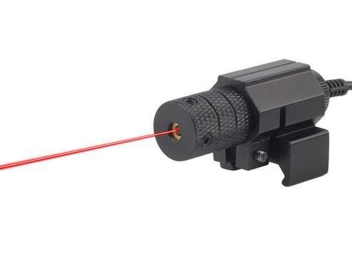 Лазерен прицел мерник за въздушно еърсофт airsoft оръжие лазер