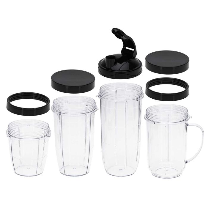 Blender smoothie 4 recipiente, Adler AD 4084, 1200 W, funcție Pulse