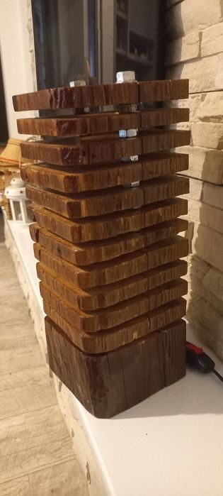 De vanzare veioza rustica lucrata manual