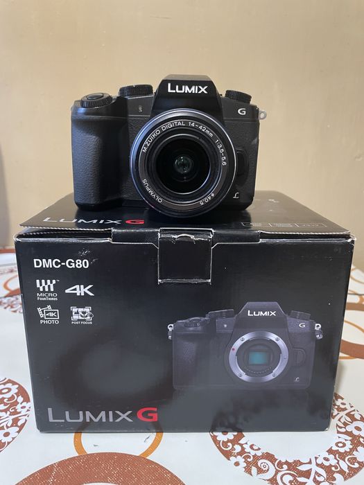 Vand Panasonic G80, 4k cu obiectiv Olympus 14-42