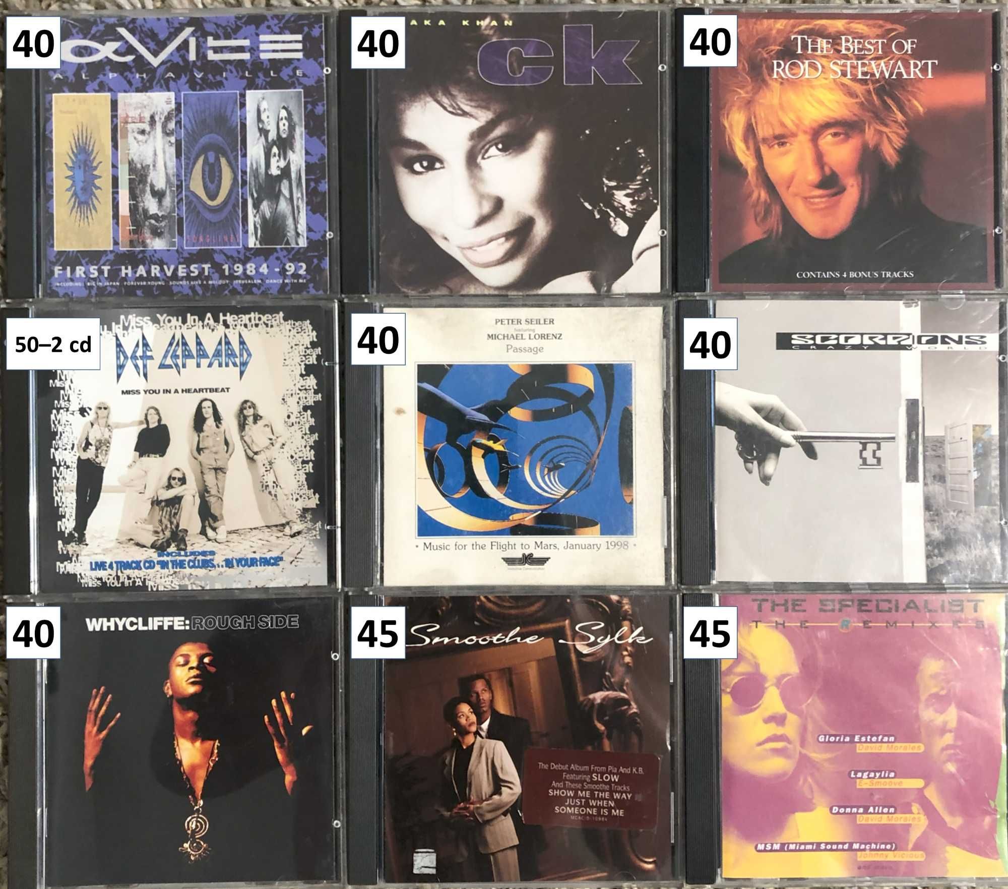 CD-uri originale Prince, diversi artisti - editii vest