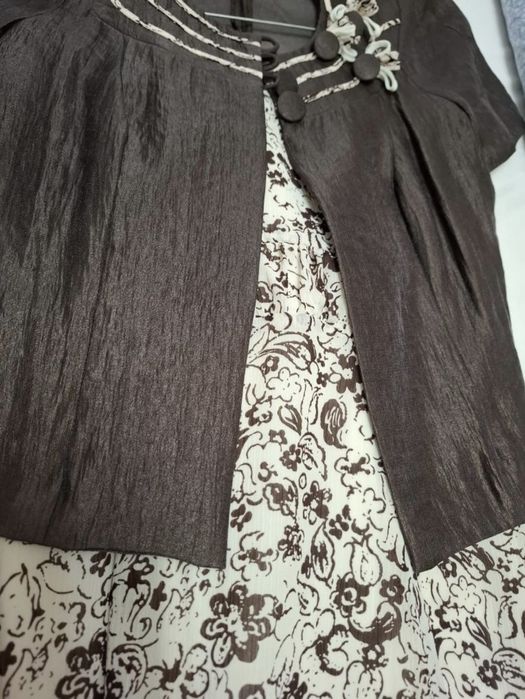 Rochie fără mâneci+sacou