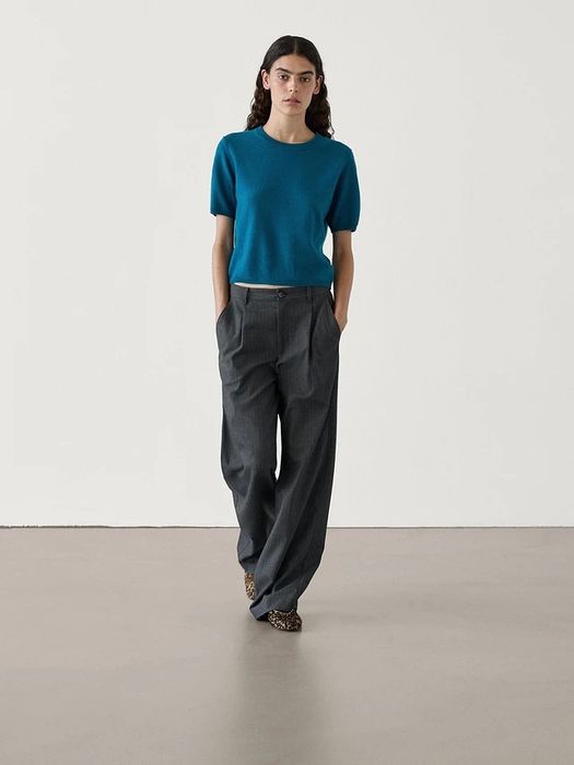 Pulover Massimo Dutti cu maneci scurte