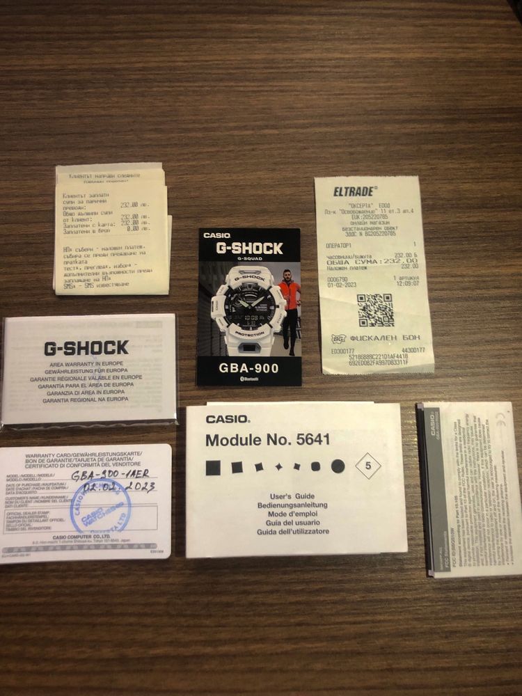 Casio G-Shock GBA-900-1A(КАТО НОВ)