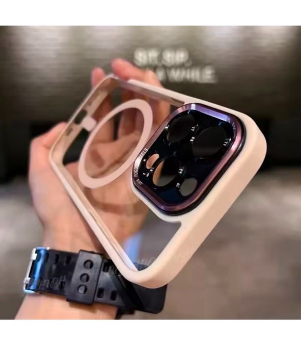 Iphone 13/14/15/16/17/PRO/MAX/PLUS/AIR Husa Magsafe Camera Shild Tran