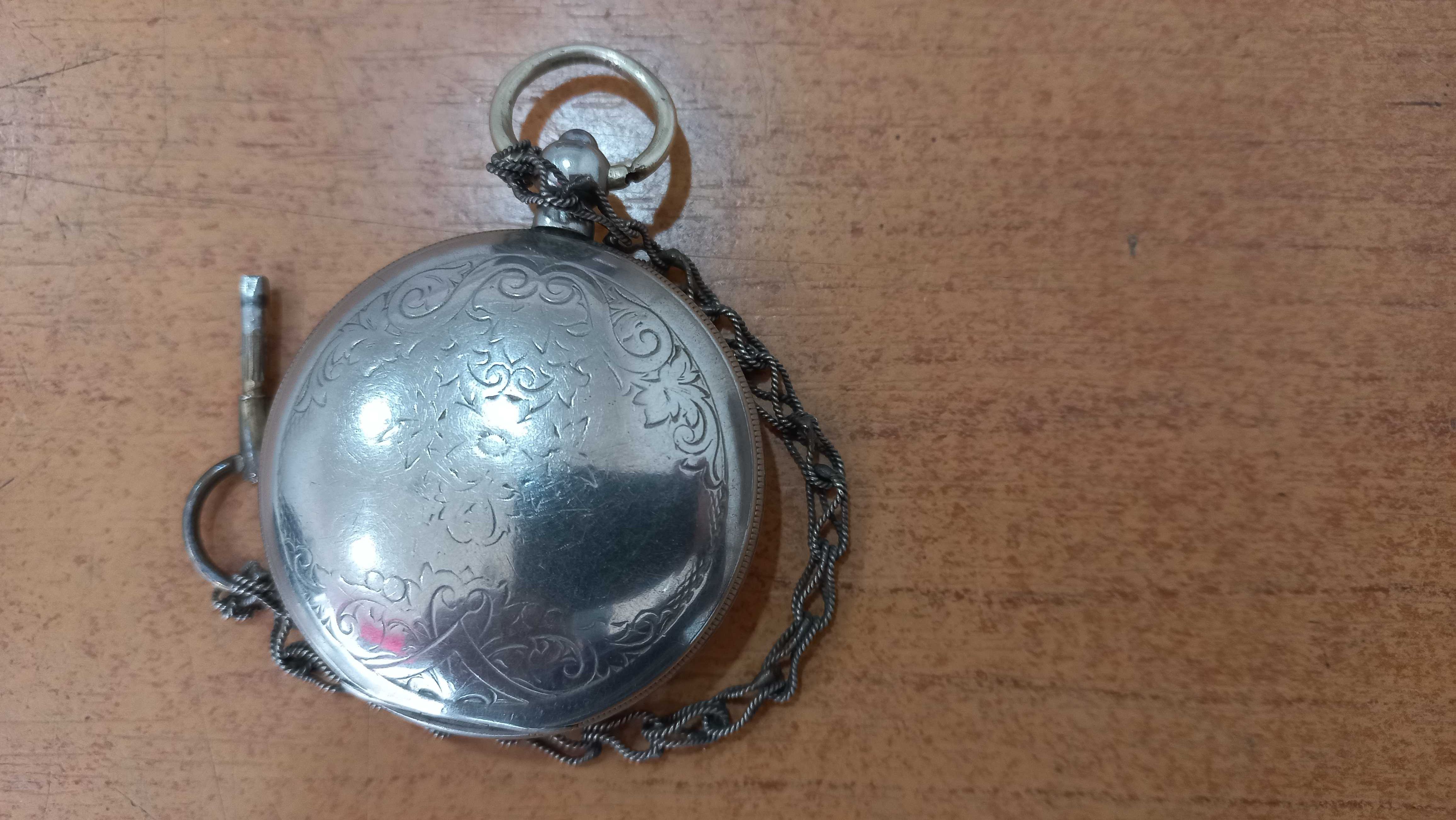 Ceas de buzunar din argint, marcaj Turcia, nu functioneaza