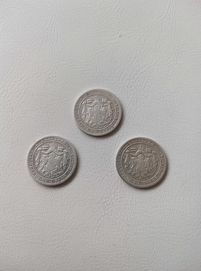 3бр. Сребърни монети 1лв. 1882г.