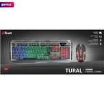 Kit tastatura si mouse gaming Trust GXT 845 Tural, Negru