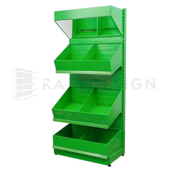 Raft legume si fructe cu oglinda