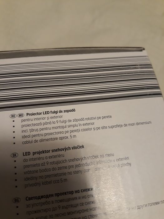 Proiector Fulgi de Nea, Led Snowflake Projector Nou