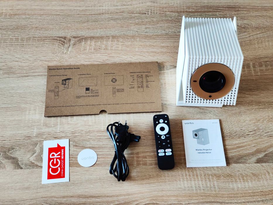 Wanbo Cube 2 Pro ToF Projector with 230° Gimbal & Android TV