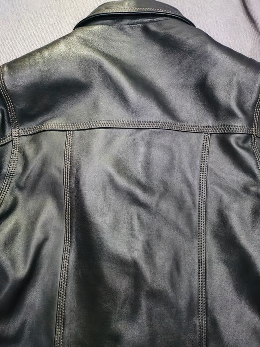 Geacă piele naturala ( nou nouță, M)