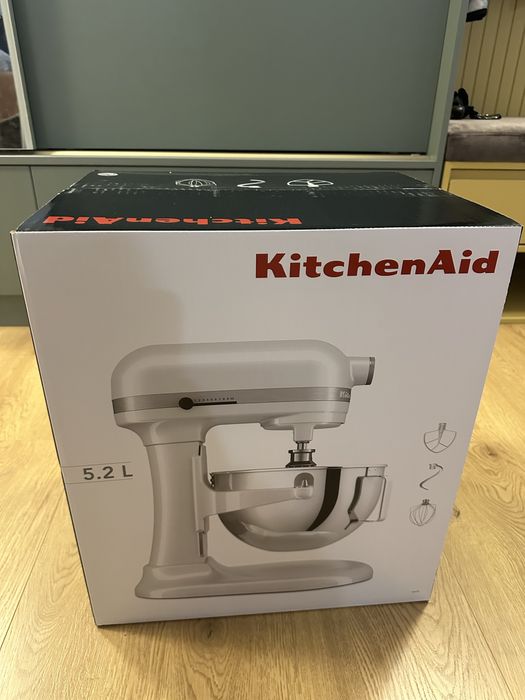 KitchenAid Heavy Duty – 5KSM55SXXEWH, Robot de bucătărie, 5,2L – Nou