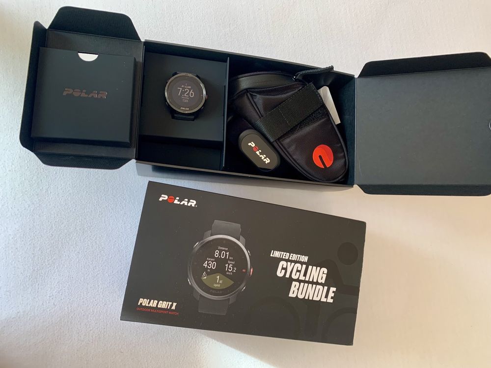 Ceas Polar Grit X Cycling Bundle + centura HR Polar H10