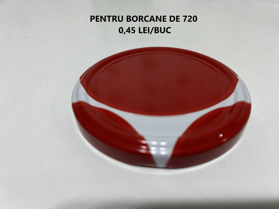 Capace pentru borcane de 370 cl (D66) si pentru 720 cl (D82)