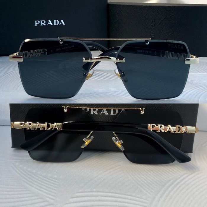 Дамски  Мъжки слънчеви очила с правоъгълни 2 цвята черни