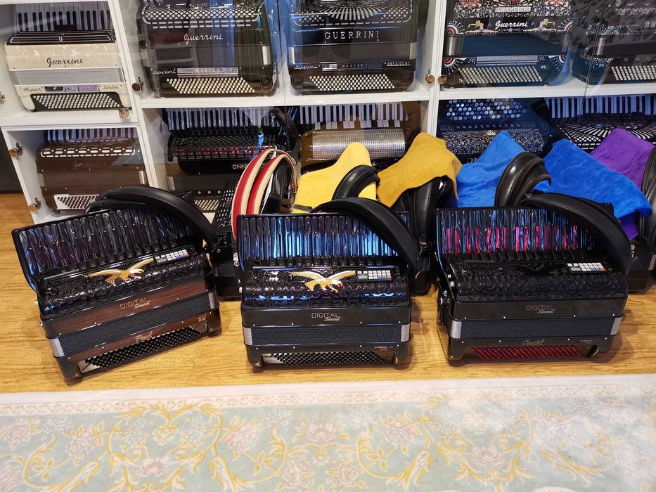 Acordeoane Digital Usoare cu Implant Midi JuziSound