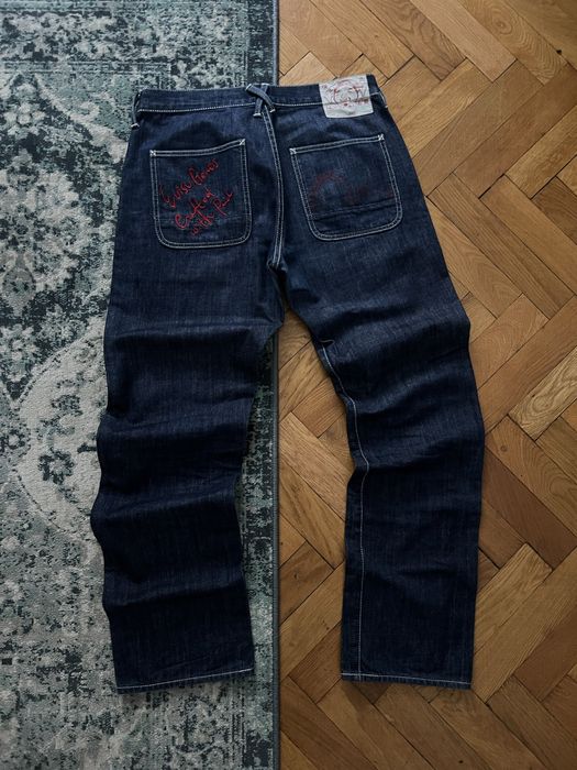 Blugi Evisu Double Knee Vintage