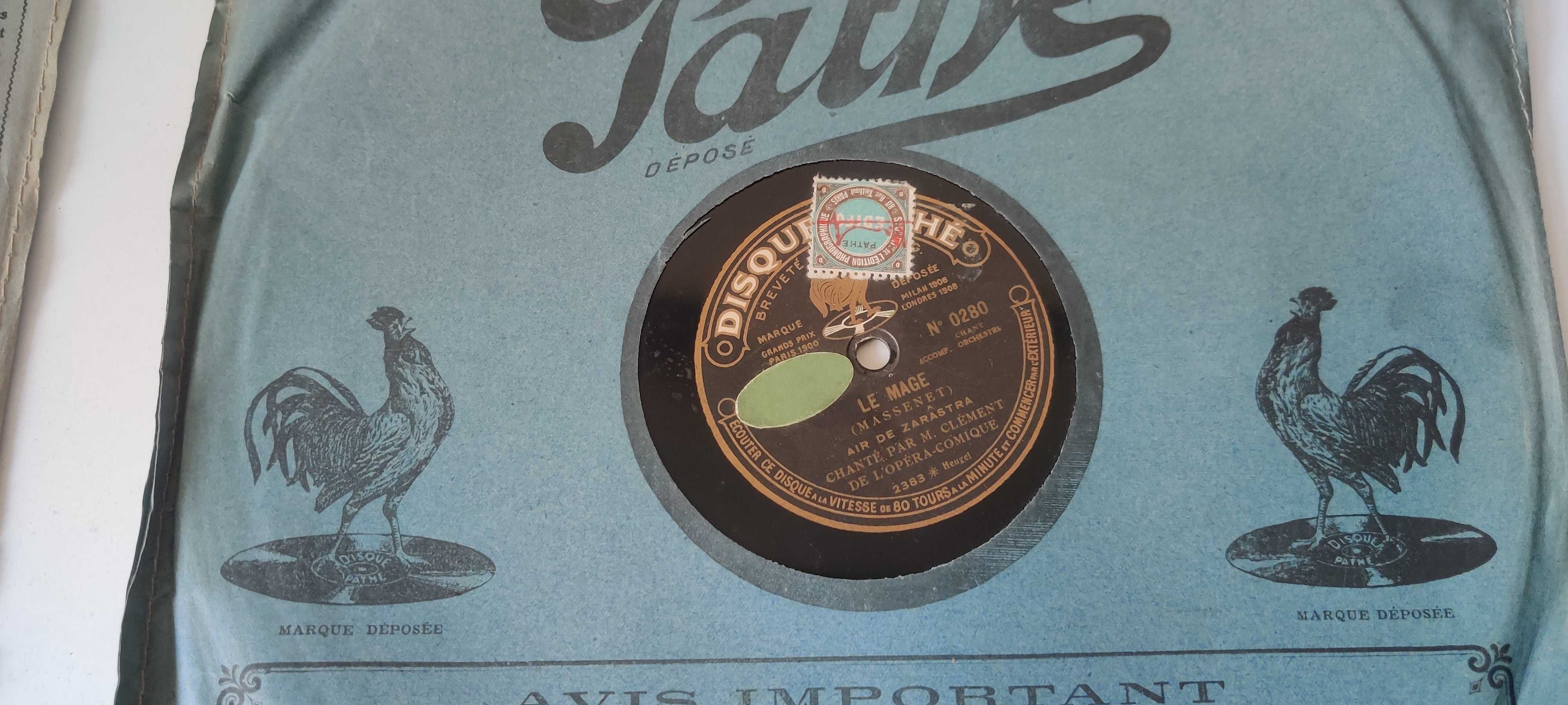 Muzica disc Pathe ptr patefon gramofon discuri vinil retro 1st quality