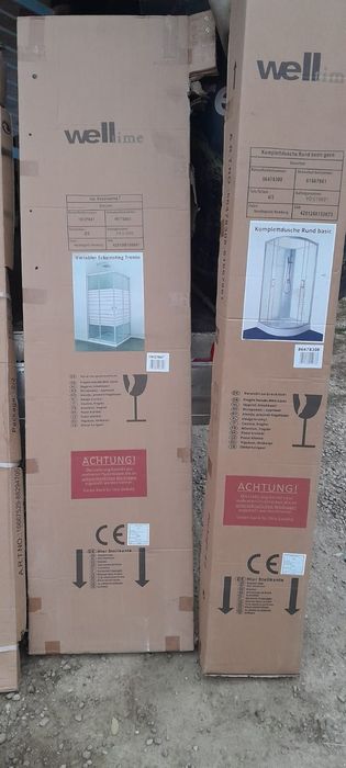 Dușuri  cabine din sticla tratata